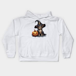 Halloween Chihuahua Dog #1 Kids Hoodie